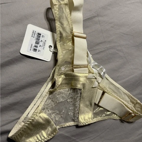 Honey Birdette Marilyn Ivory Thong - Picture 5 of 8